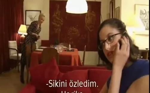 Türkçe konuşan porno uçakta hostes